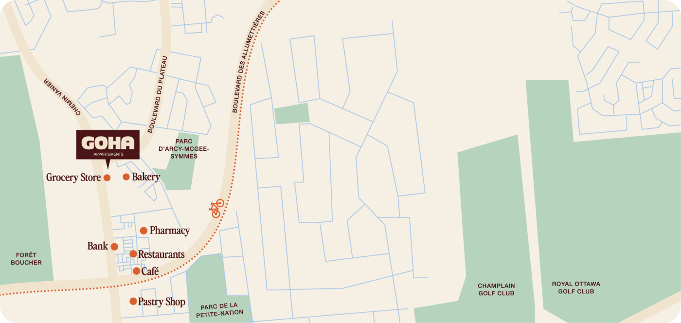 Map of the Goha neighbourhood